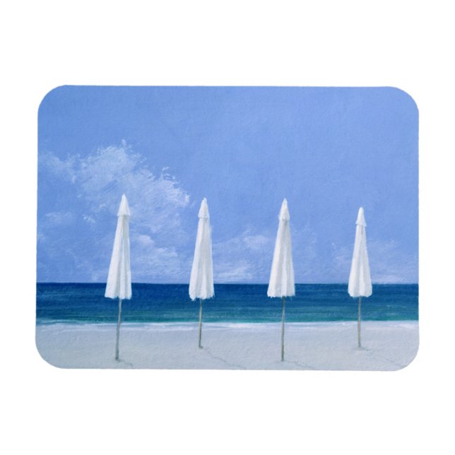 Beach umbrellas 2005 magnet (Horizontal)