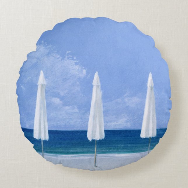 Beach umbrellas 2005 round cushion (Front)