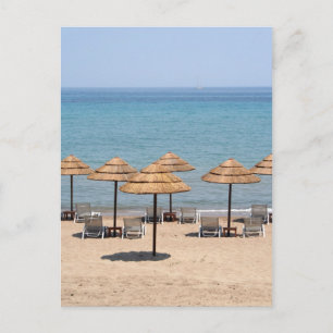 Beach Umbrellas Postcard