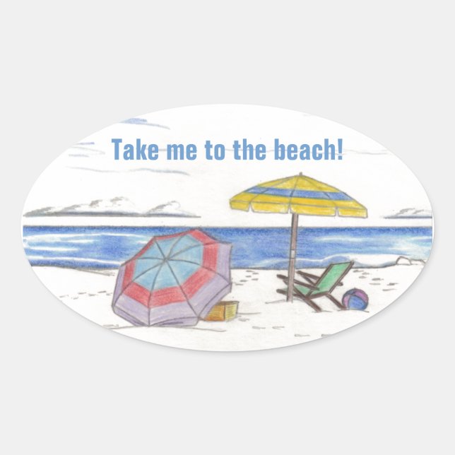BEACH UMBRELLAS stickers (4) (Front)