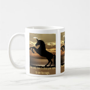Beach unicorn fun coffee mug
