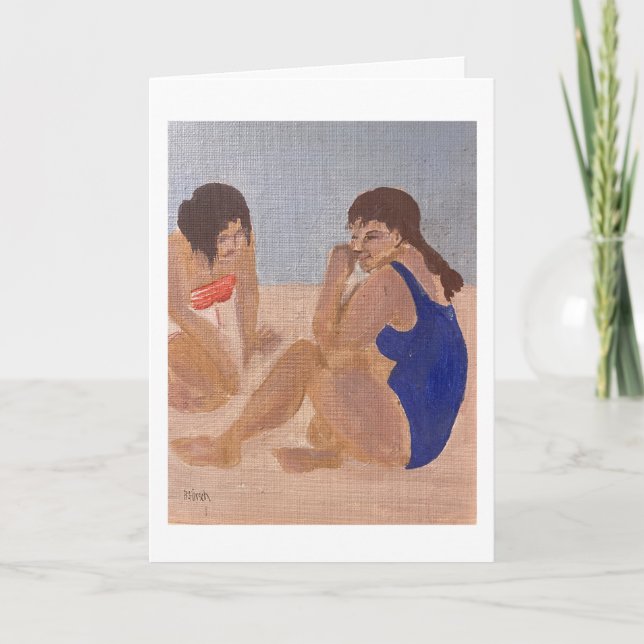 Beach Vacation  Card (Front)