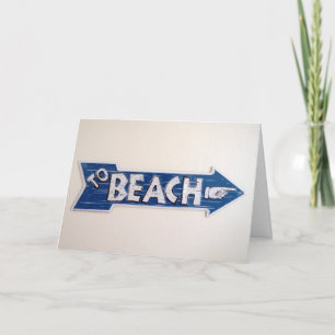 beach vacation card