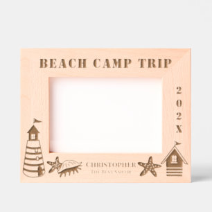 Beach Vacation Etched Frames