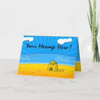 Beach Vacation Holiday Card