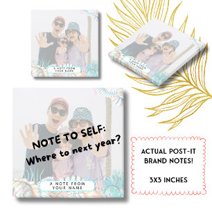 Beach Vacation Memories Family Keepsake Shell  Post-it Notes