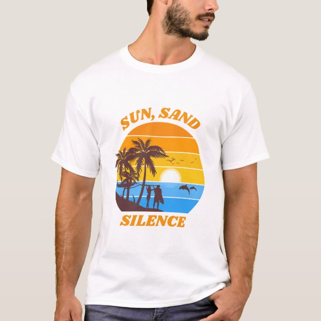 Beach Vacation Minimalist T-Shirt (Front)
