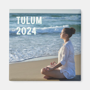 Beach Vacation Photo Magnet