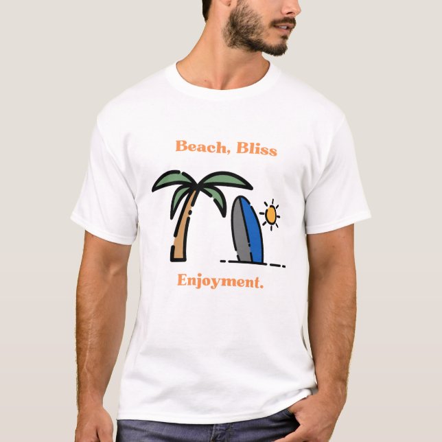 Beach Vacation Travel T Shirt Design (Front)