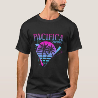 Beach Vaporwave Vacation Pacifica T-Shirt