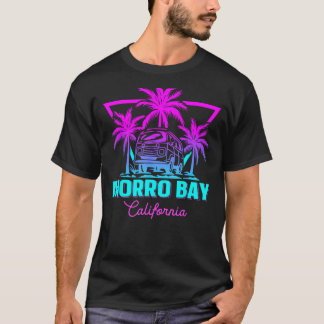 Beach Vaporwave Vacation Souvenir Morro Bay T-Shirt