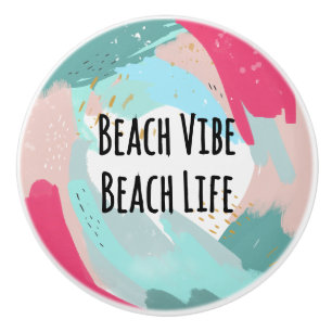 Beach Vibe Beach Life Ceramic Knob
