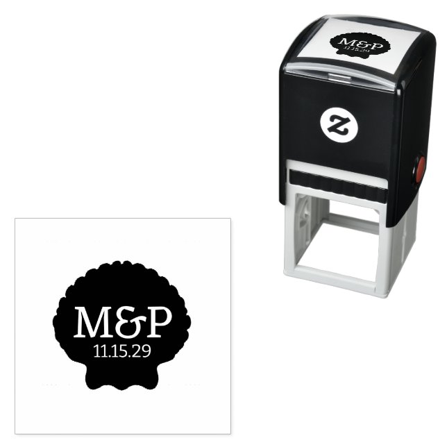 Beach Vibe Initials Self-inking Stamp (In Situ)