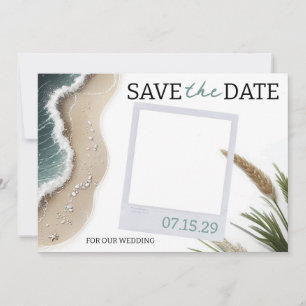 Beach Vibe Photo Save The Date