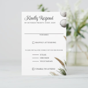 Beach Vibe RSVP Card