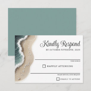 Beach Vibe RSVP Card
