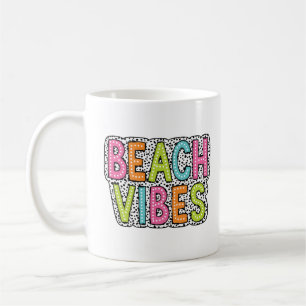 Beach Vibes Dots Coffee Mug