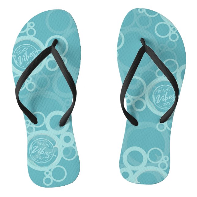 Beach Vibes Flip Flops (Footbed)