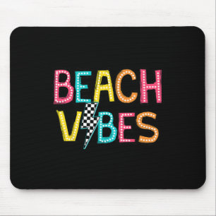 Beach Vibes Hello Summer Vacation Girl Women Teen  Mouse Mat