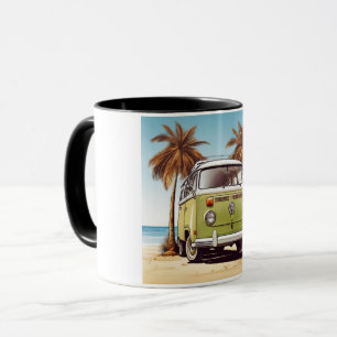  Beach Vibes Kombi Mug - Retro Surfing Serenity
