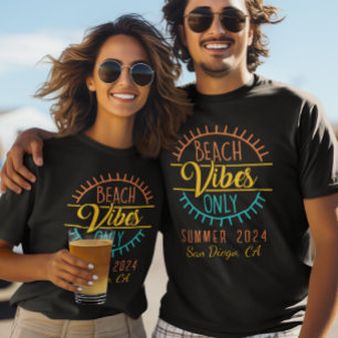 Beach Vibes Only Group Vacation  T-Shirt