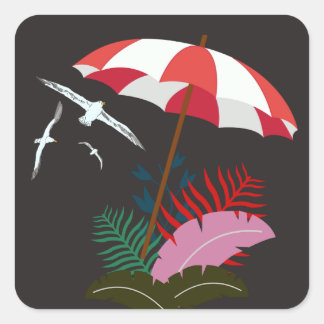 Beach vibes stickers