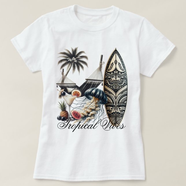 Beach Vibes T-Shirt (Design Front)
