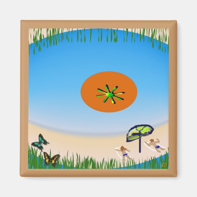 Beach Visions Magnet (Front)