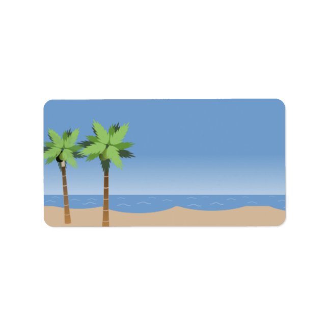 Beach Vista Blank Labels (Front)