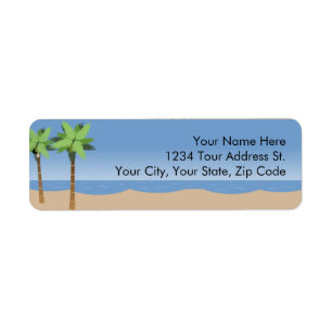 Beach Vista  Return Address Labels