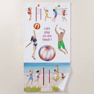 Beach Volleyball Beach Towel