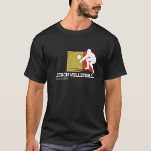 Beach Volleyball Belgium Flag Love Volleyball Play T-Shirt