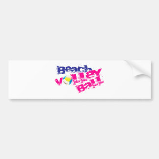 Beach Volleyball Bumper Sticker