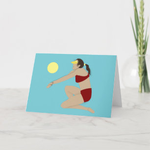 Beach Volleyball Card