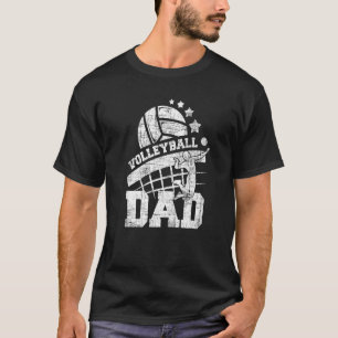 Beach Volleyball Dad Sports Players Coach Setter T-Shirt