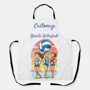 Beach Volleyball Girls Thunder_Cove Apron