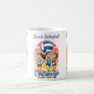 Beach Volleyball Girls Thunder_Cove Coffee Mug