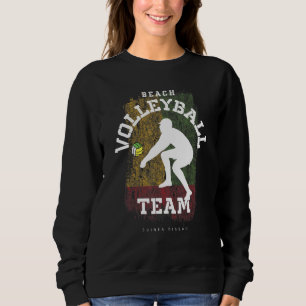 Beach Volleyball Guinea Bissau Flag Love Volleybal Sweatshirt