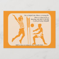 Beach Volleyball Invitation