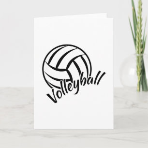 Beach Volleyball Player Volleyball Girl Team Gift Card