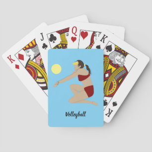 Beach Volleyball Playing Cards