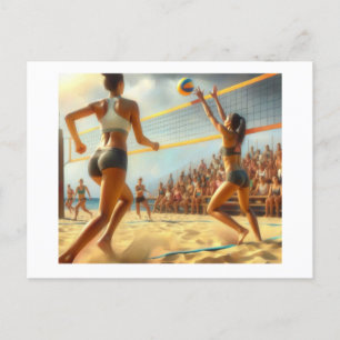 Beach Volleyball, Postcard