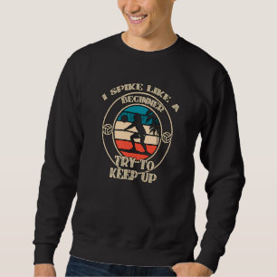 Beach Volleyball Spike Like A Beginner Volleyballe Sweatshirt