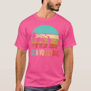 Beach Volleyball Sunset T-Shirt