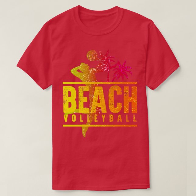 Beach Volleyball T-Shirt (Design Front)
