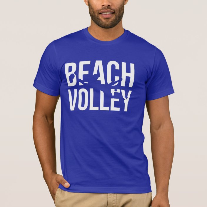 Beach volleyball TShirt Zazzle.co.uk