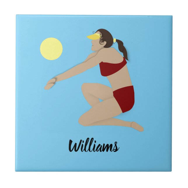 Beach Volleyball Tile (Front)