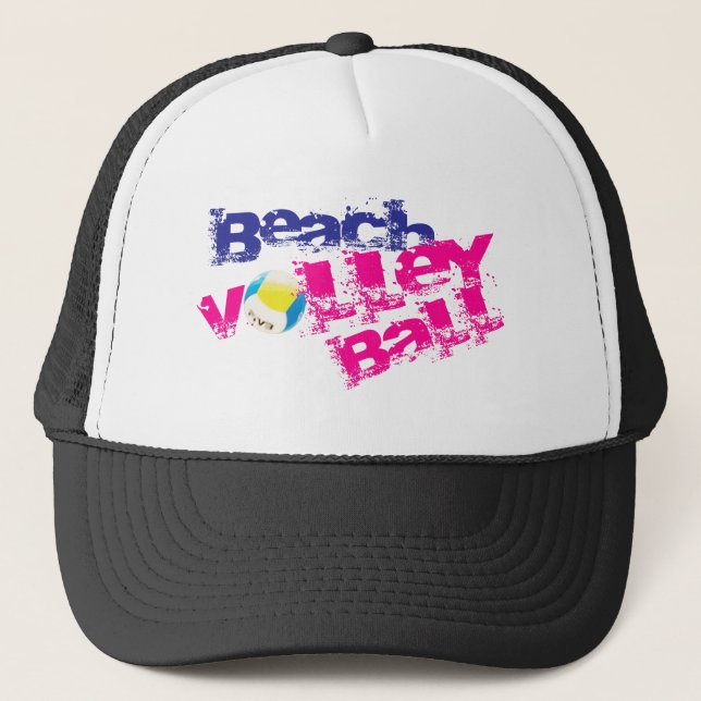 Beach Volleyball Trucker Hat (Front)