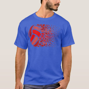 Beach Volleyball  Women Girls Volleyball Heart  T-Shirt