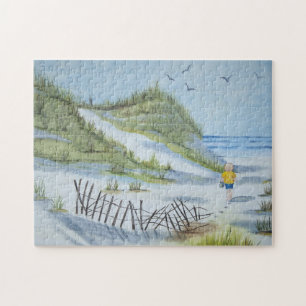 Beach watercolor jigsaw puzzle